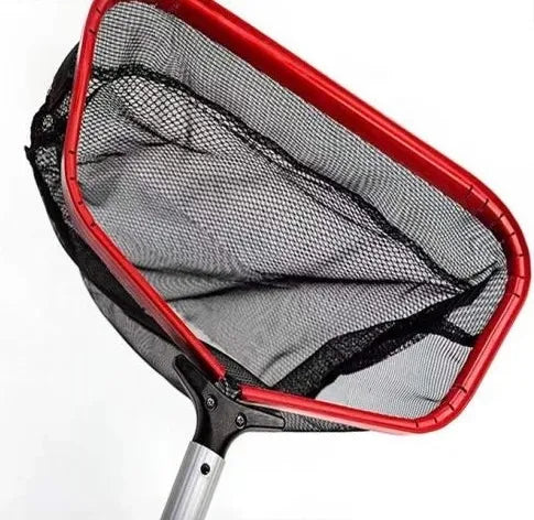 RUGGED 20" RED / BLACK POOL CLEANING NET